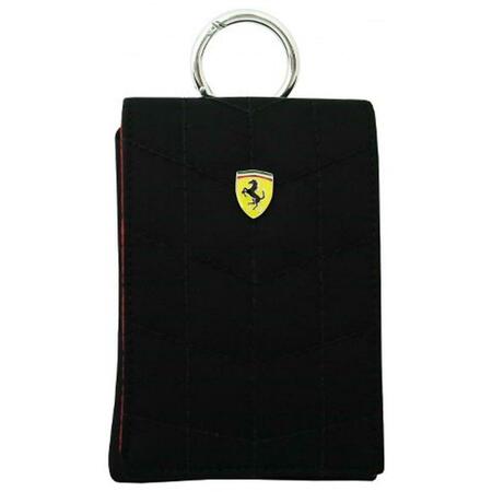 MASTERS CLUB Ferrari UNIVERSAL CASE FLAP SLIM V1 BLACK FEPFV1BL